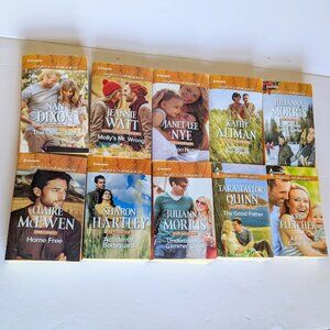 Larger Print Harlequin Super Romance Set Lot 10 Paperback Small Various Authors